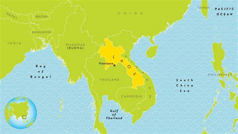 Laos world map - Laos location on world map (South-Eastern Asia - Asia)