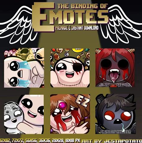 Binding of Isaac Emotes | Comic book cover, Comic books, Book cover