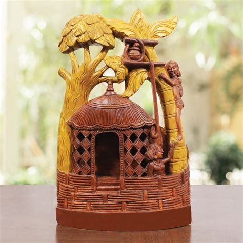 Bastar Wooden Craft Online Shopping | Wooden Crafts | GiTAGGED