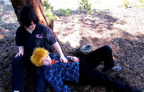 Sasuke and Naruto under the tree by NaokoTori on DeviantArt