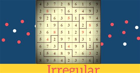 Irregular Sudoku Puzzles Main Page @ Fun With Puzzles