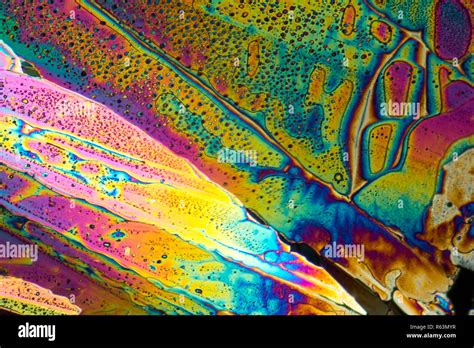 colorful sodium acetate micro crystals Stock Photo - Alamy