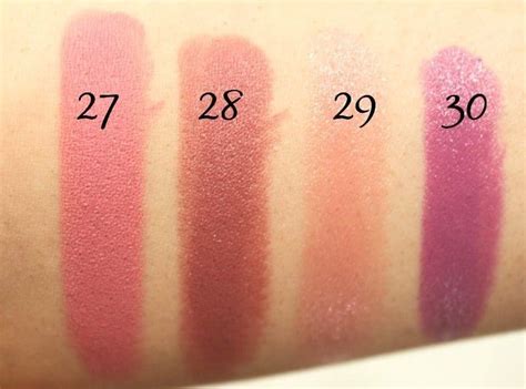 MAC Lipstick Swatches