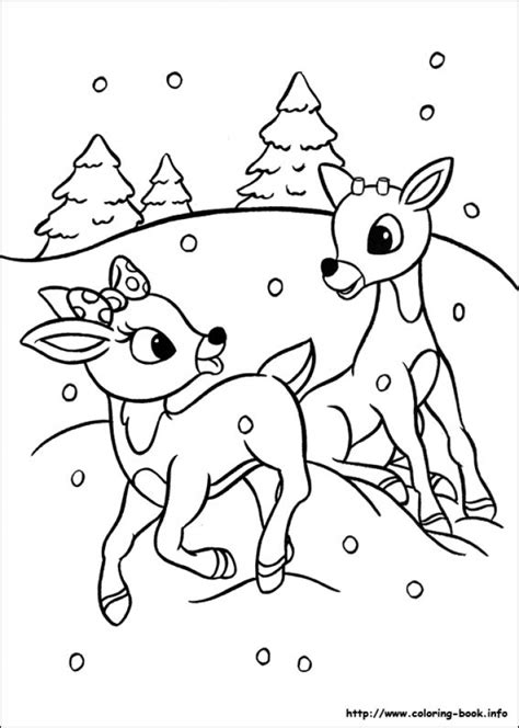 Coloring Pages Of Reindeer