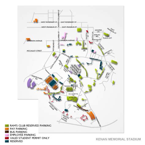 Kenan Stadium Parking - Kenan Stadium Parking Map | Vivid Seats