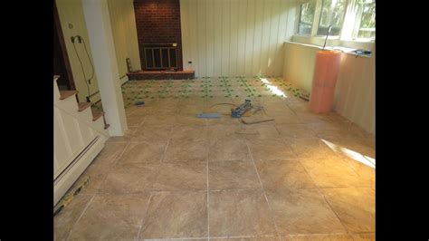 Basement Floor Tile Installation – Flooring Ideas