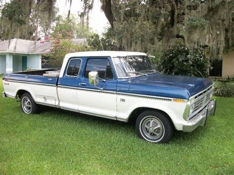 Buy used 1975 Ford Ranger F100 Supercab Ranger XLT 390 Auto AC no Rust in Avon Park, Florida ...