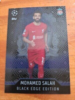 MOHAMED SALAH BLACK edge edition match attax 22/23 card new $3.90 - PicClick AU