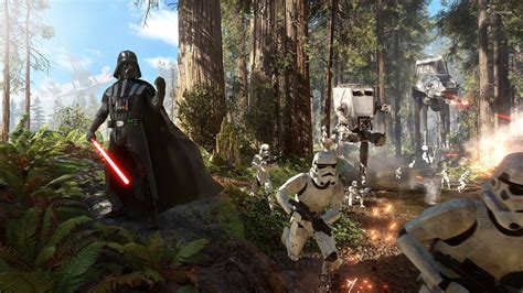 Darth Vader and Stormtroopers in Star Wars: Battlefront wallpaper - Game wallpapers - #49045