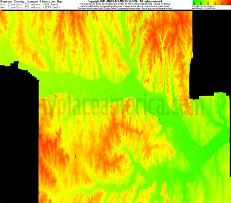 Free Shawnee County, Kansas Topo Maps & Elevations