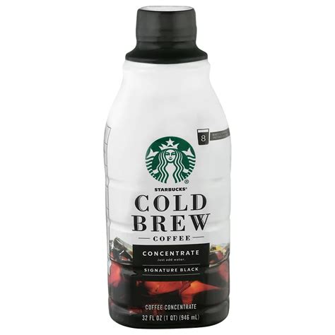 Starbucks Signature Black Cold Brew Coffee Concentrate - Shop Coffee at ...