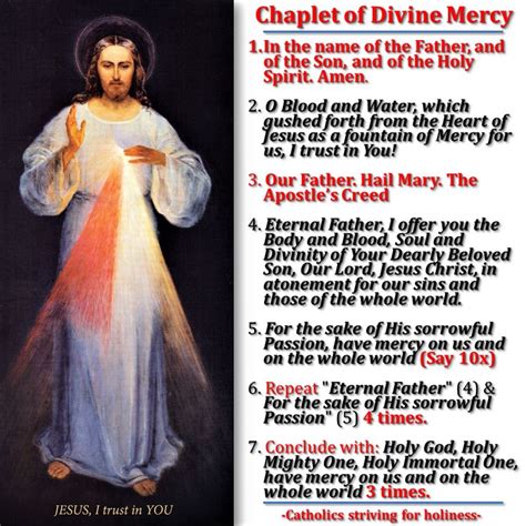 The 25+ best Divine mercy chaplet ideas on Pinterest | Divine mercy ...