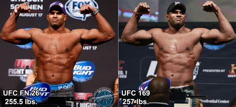 Side-by-side pic: UFC 169's Alistair Overeem 'before' and 'after ...