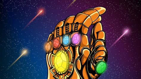 Thanos Infinity Gauntlet Art Wallpaper,HD Superheroes Wallpapers,4k ...