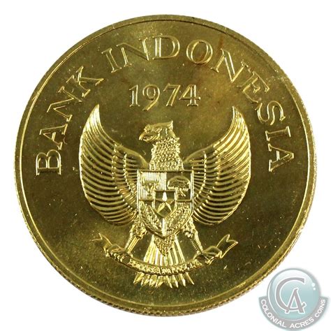 Indonesia: Bank of Indonesia 1974 100000 Rupiah. Coin is.900 Fine, and ...