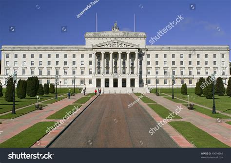 Beautiful Parliament Building. Stormont In Northern Ireland Stock Photo ...