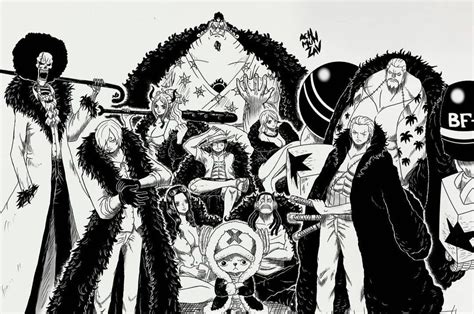 Straw Hat Pirates With Jinbei Wallpaper