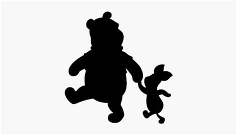 Parque jurásico Adicto Hazlo pesado winnie the pooh and piglet silhouette Tender Oxidar ...