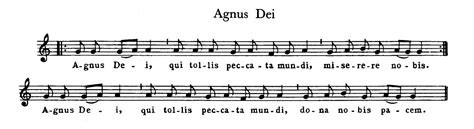 Agnus Dei Sheet music Lyrics | Easy Sheet Music