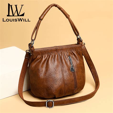 LouisWill Cross Body & Shoulder Bags Women Bag Ladies Fashion Crossbody Bag Soft PU Shoulder Bag ...