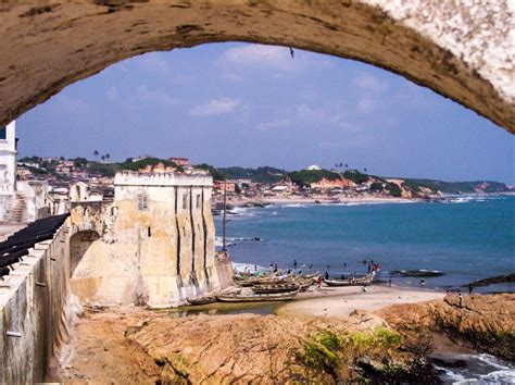 A View of the Gold Coast in Ghana - photograph