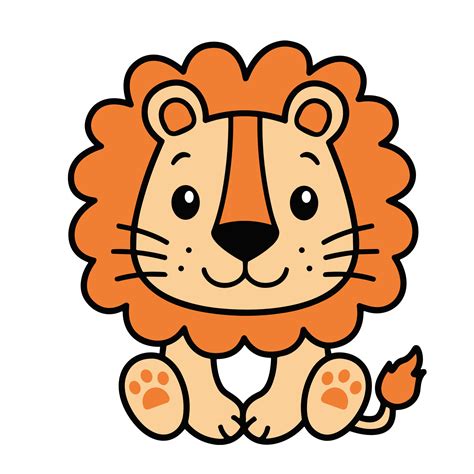 Lion baby vector with fun 40520989 Vector Art at Vecteezy