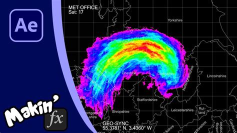 Create a Doppler Weather Radar display in After Effects - YouTube