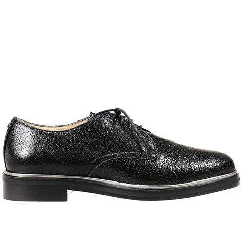 Jimmy choo Flat Shoes in Black | Lyst