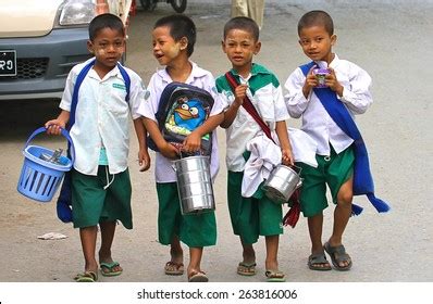 Myanmar School Uniform Images, Stock Photos & Vectors | Shutterstock