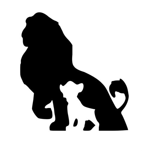 Silhouette Lion King Svg - 77+ File SVG PNG DXF EPS Free