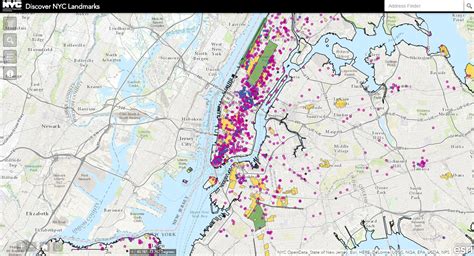 NYC parking map - Map of NYC parking (New York - USA)