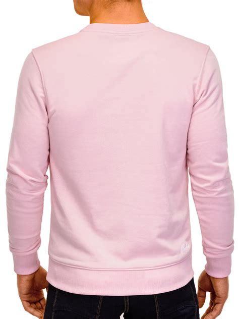 Men's printed sweatshirt B919 - light pink | MODONE wholesale - Clothing For Men