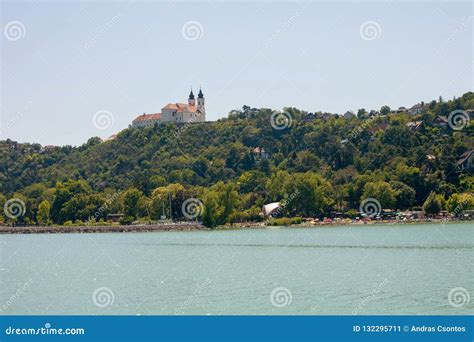 Tihany Village with the Monaste Stock Image - Image of background, hungary: 132295711