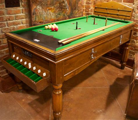 Antique Bar Billiard Table for Sale in Excellent Condition