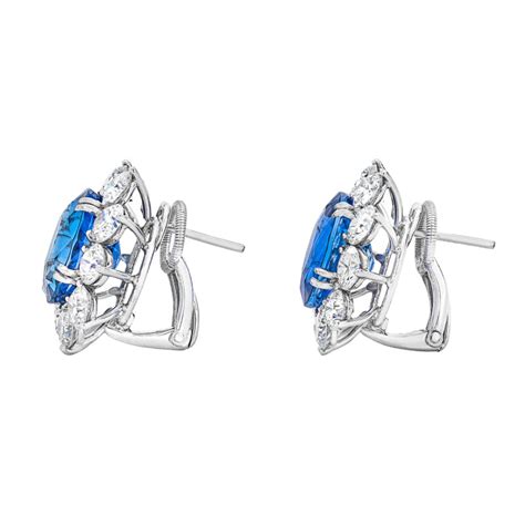 Pair Of Sapphire And Diamond Earrings Available For Immediate Sale At Sotheby’s