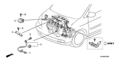 2007 Honda Odyssey Engine Parts Diagram | Reviewmotors.co