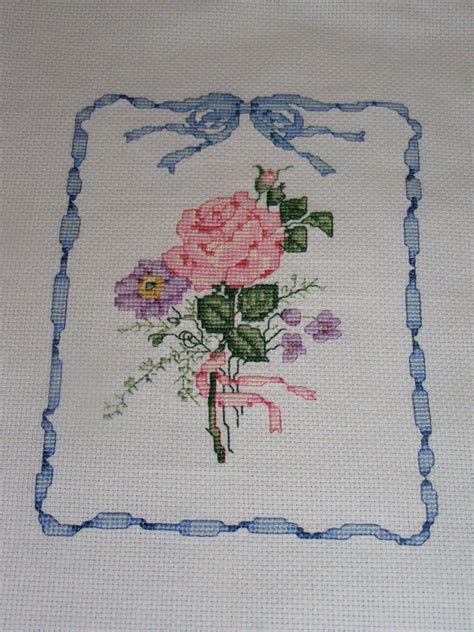 Rose Cross-stitch - Etsy