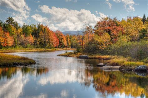 Maine Fall Foliage Photograph - Acadia Bar Harbor Area Photograph by Bill Swindaman