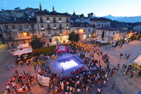 The italian village of Saluzzo, Cuneo in Piedmont, Italy - e-borghi