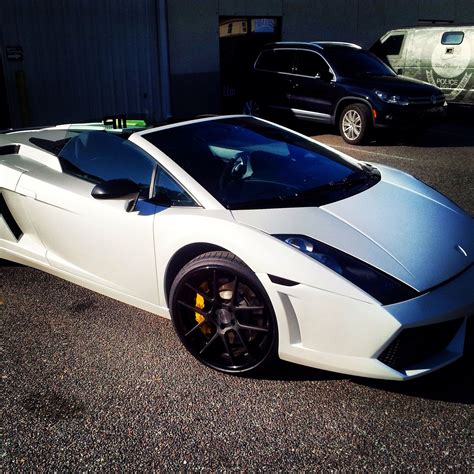 pearl matte white lambo wrap | White lambo, Car wrap, Dream cars