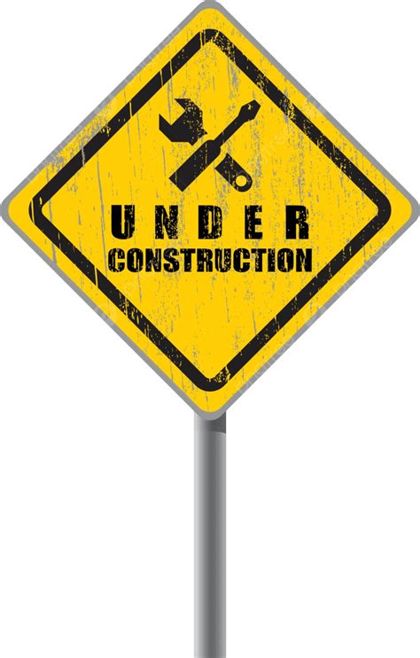 Under Construction Road Sign