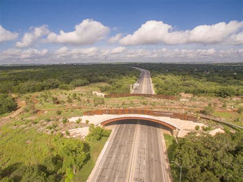 This new San Antonio land bridge enables people and animals to safely cross a busy highway