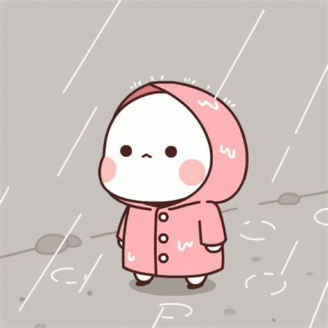 Animated Bunny In Rain GIF | GIFDB.com