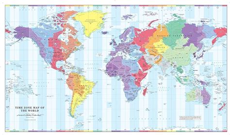 Time Zone Map Of The World - Winter Storm 2024