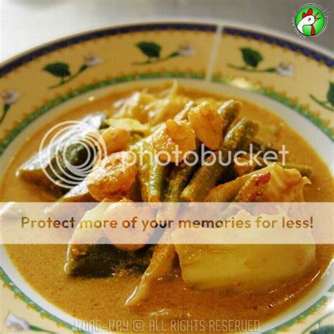 Kong-Kay1: SAYUR MASAK LEMAK (CURRY VEGETABLES)