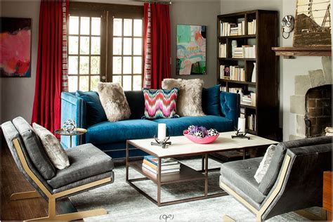 Blue Velvet Sofa Ideas For Creating A Royal Living Room