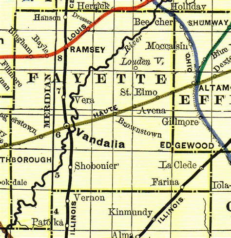 Fayette County, Illinois Genealogy: Vital Records & Certificates for Land, Birth, Marriage ...