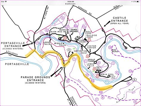 Cabin Letchworth State Park Map Map : Resume Examples