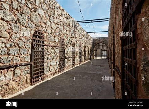 Jail cells at Yuma territorial prison, Yuma, Arizona Stock Photo - Alamy