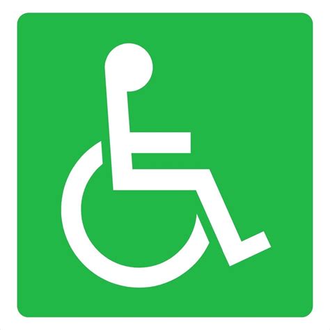 Disabled Wheelchair Symbol Sign